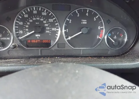 2000 BMW Z3 2.3 from USA, damaged, VIN WBACH9344YLM92127